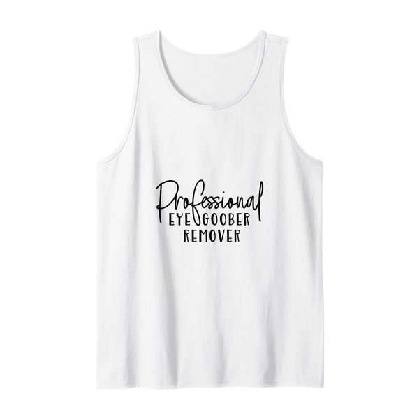 Professional Eye Remover Tank Top, White, S