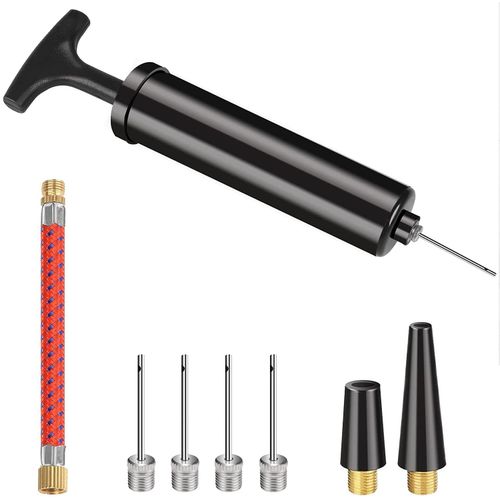 drado Ball Pump, Football Pump, Basketball Pump with Inflatable Metal Needles, Valve Adapter, Air Hose for Football, Basketball, Volleyball, Rugby