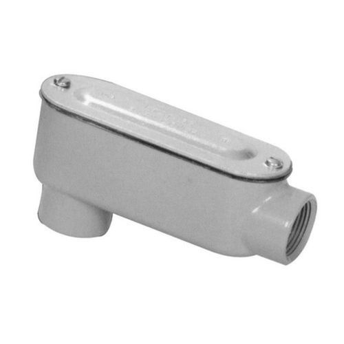 Morris 14052 Rigid Conduit Body, Aluminum, Type LB, Threaded with Cover and Gasket, 1-inch Trade Size, 2-Pack