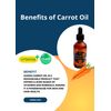 Carrot Oil 60ml, Cold-Pressed & packed with Beta Carotene, Vitamins A, B, C,D& E