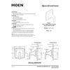 Moen T4612 Voss Diverter 3-Function Shower Transfer Valve Trim Kit, Valve Required, Chrome