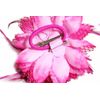 Caprilite Hot Fuchsia Pink Fascinator Corsage Flower Petals Feathers Handmade