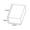HEIKO 006829000 PVC Crystal Box C-19 Solid Color 5pcs