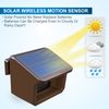 HTZSAFE  1/2 Mile  Solar Driveway Alarm System 1 Receiver + 1 Sensor