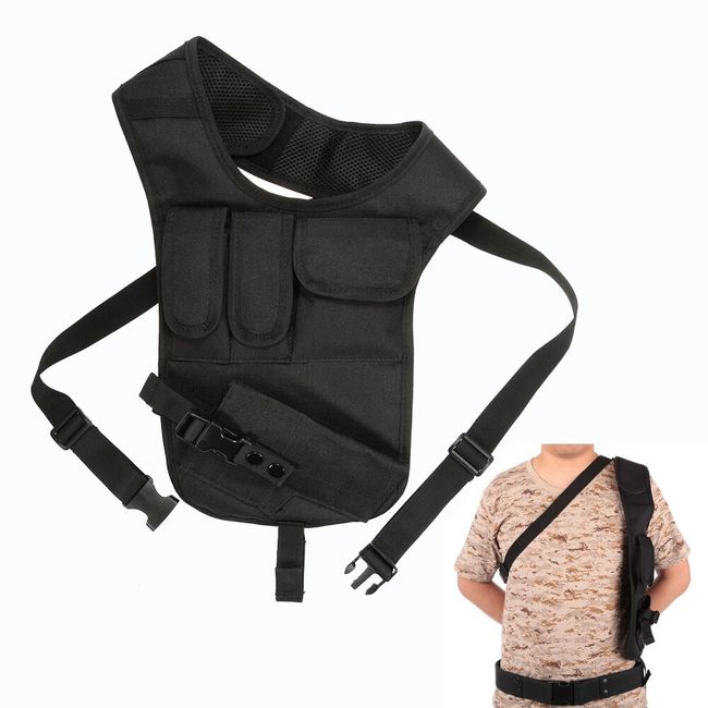 Tactical Right Shoulder Pistol Anti-theft Chest Bag Concealed Carry Gun  Holster