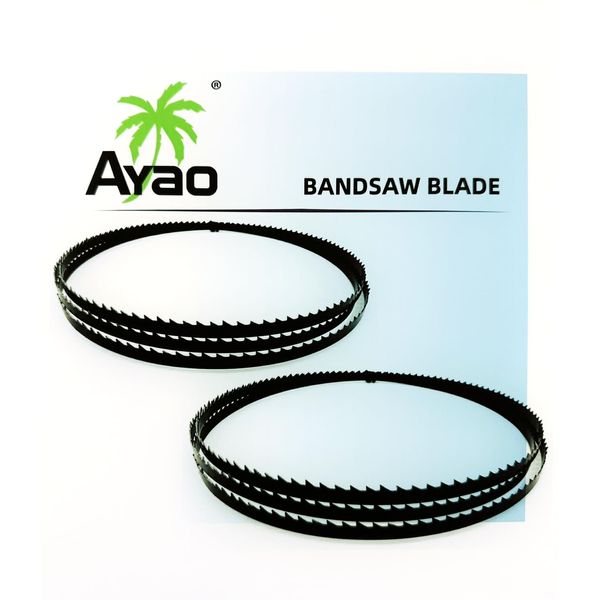 AYAO Pack of 2 Band Saw Blades 93-1/2 Inch X 1/4 Inch X 12TPI