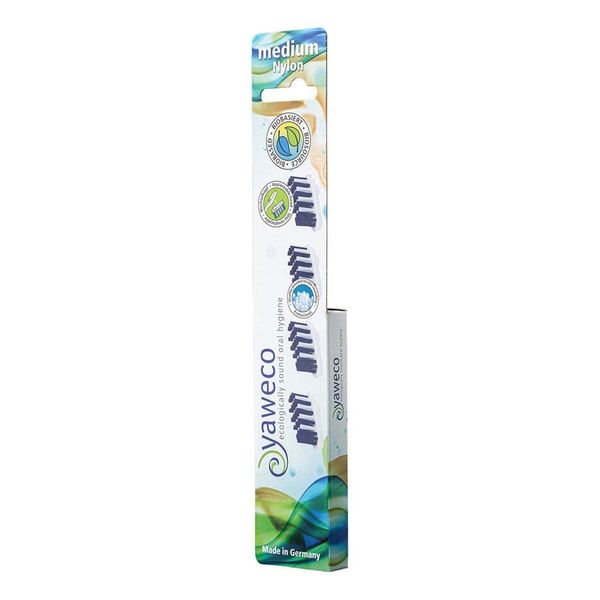 yaweco - Refill Pack Replacement Brush Heads Medium 4 Pieces - 1 Pack