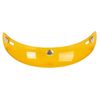 Motorcycle Helmet Short Brim Mini Retro Visor (Transparent Yellow)