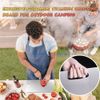 Titanium Cutting Board Double-Sided Titanium Cutting Boards for Kitchen Camping