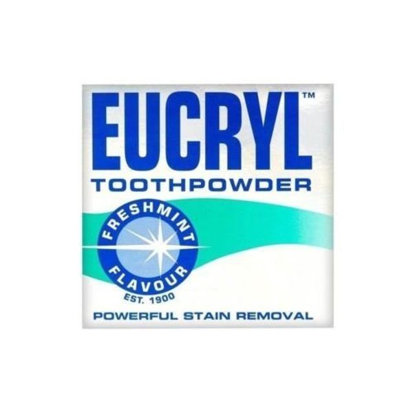 Eucryl 50g Smokers Freshmint Toothpowder - 2 Pack