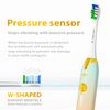 Wagner & Stern Ultrasonic whitening Toothbrush with Pressure Sensor. 5 Brushing Modes and 4 Intensity Levels with 3D Sliding Control, 8 Dupont Bristles, Premium Travel Case.