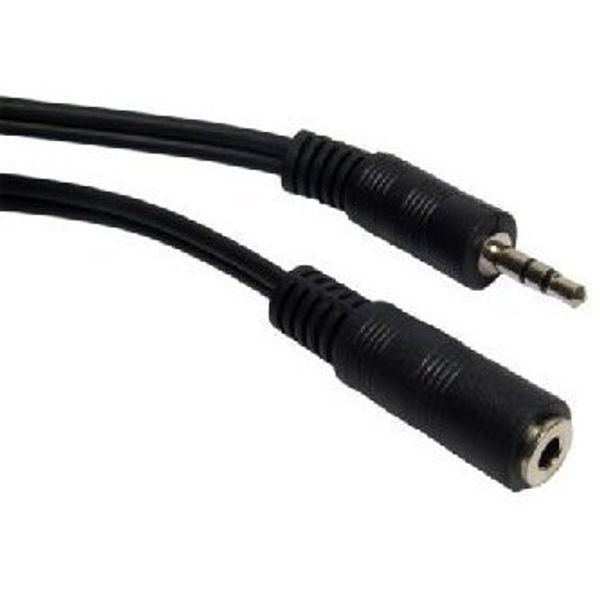 Aptii 3.5mm Stereo Headphone Extension Cable Lead Nickel 3 m