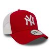 New Era Adjustable Trucker Cap - New York Yankees red