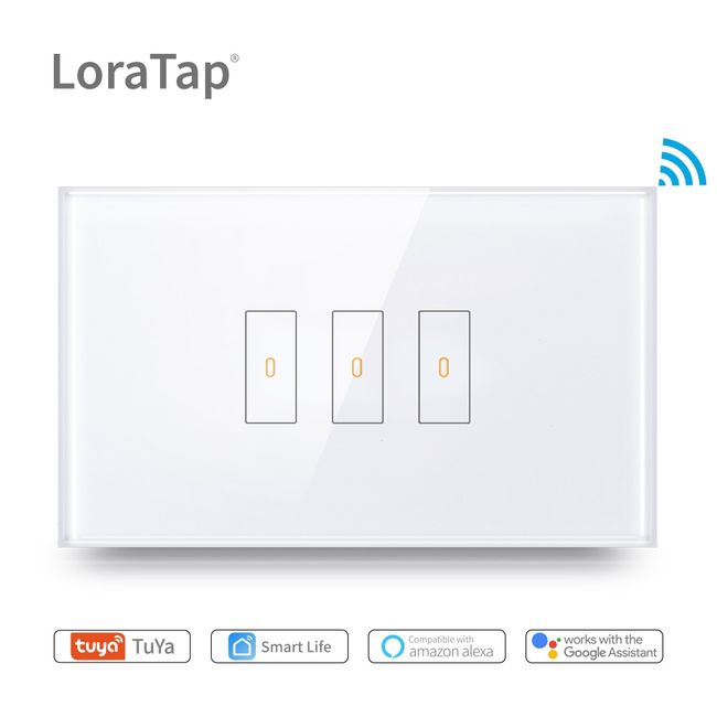LoraTap Wireless Remote Control E27 Light Bulb Socket Lamp Switch Kit