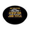 Part-Time Teacher Job Title - Funny Part-Time Instructor PopSockets mit austauschbarem PopGrip
