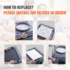 VEVOR HEPA Air Filter Replacement 15.75'' x 15.75'' for Air Scrubber