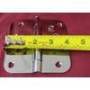PENROD BUTT HINGES 4" WITH 5/8" RADIUS CORNER PLAIN BEARING SATIN NICKEL