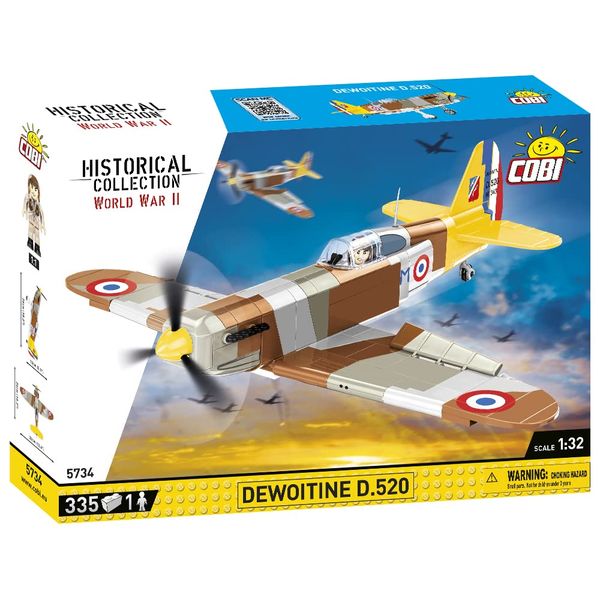 COBI Historical Collection World War II Dewoitine D.520 Plane