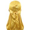 Premium Silky Polyester Durag (Gold)
