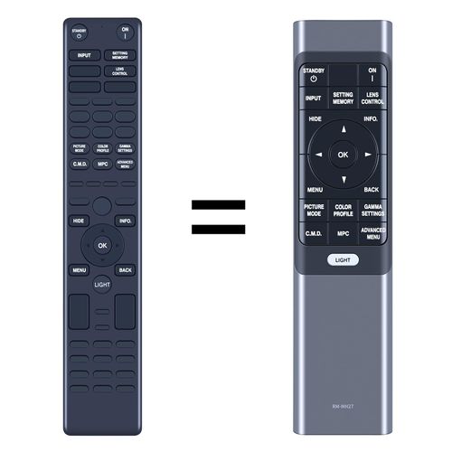 HZIME New Replacement Remote Control Compatible for JVC RM-MH27 DLA-NP5W DLA-NX9 3LCD Home Theater Projector