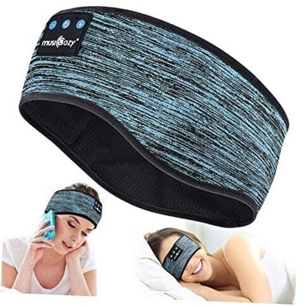 Sleep Headphones Wireless Bluetooth Headband, Music Sports sapphirine Blue