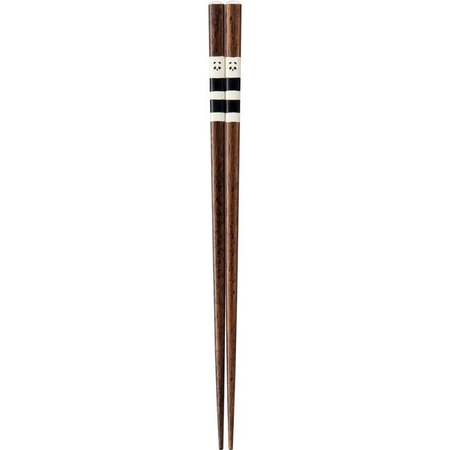 Nakano Chopsticks, Dishwasher Safe, Natural Wood, 8.3 inches (21 cm), Animal Border, Panda, Non-Slip, Easy Grip, Made in Japan