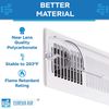 Vent Deflector - Redirect Airflow - Fits 10" to 14" Wide Floor, Wall, Ceiling...