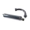 Exhaust Muffler Pipe Gasket Kit for 2 Stroke 49cc 60cc 66cc 80cc Engine Silver