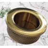Universal Hardware Finger Pulls Handle Recessed Edge Flush Fitting Pocket Insert Wardrobe Sliding Doors 30mm (Polished Brass)