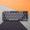 Keychron K3 Version 3 QMK Low Profile Mechanical Keyboard Wireless, 84 Keys Programmable Bluetooth 5.2/Wired Connection, Shine-Through Keycaps RGB Backlit Compatible with Mac Windows Linux