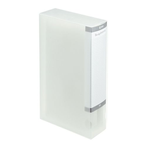 Sanwa Supply FCD-FLBD64C Blu-ray Disc Compatible File Case (64 Disc Storage, Clear)