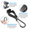 4Pcs Black Work Glove Clip Holder, Grabber for DIY Store, Garden Work