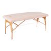 Microfiber Perforated Massage Bed Cover Width 65-75cm Length 180-190cm Beige