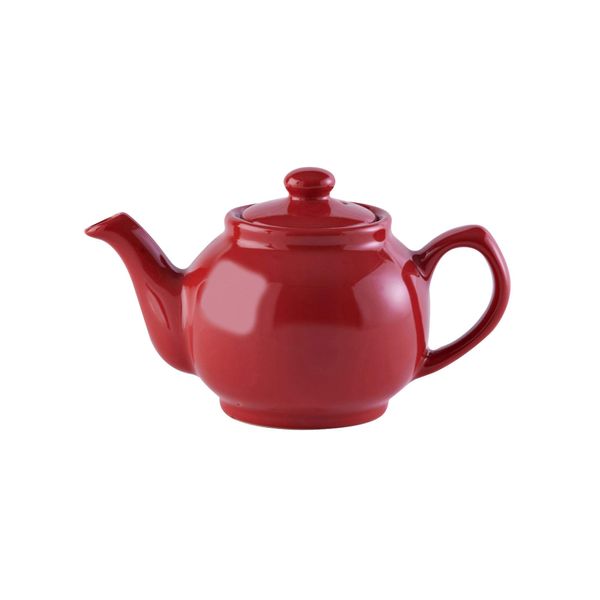 Price & Kensington Brights Red 2Cup Teapot, Ceramic, Multi-Colour, 2 Cup