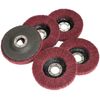 5Pcs 320 Grit Polishing Grinding Buffing Wheel 4.5 Inch Flap Discs Angle Grinder