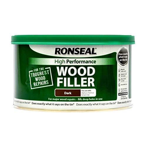 Ronseal HPWFD275G 275g High Performance Wood Filler - Dark