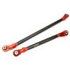 Red Alloy Steering & Panhard Linkages for Axial SCX6 Crawler