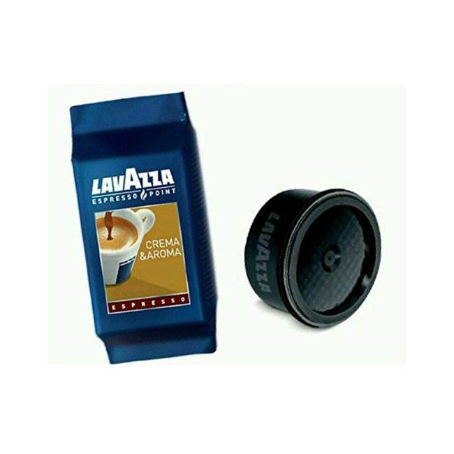 Lavazza Espresso Pt. Crema E Aroma, Espresso Capsules, Brown ,Value Pack, Blended and roasted in Italy, Intense medium roast with a strong body and long lasting flavor, Pack of 100