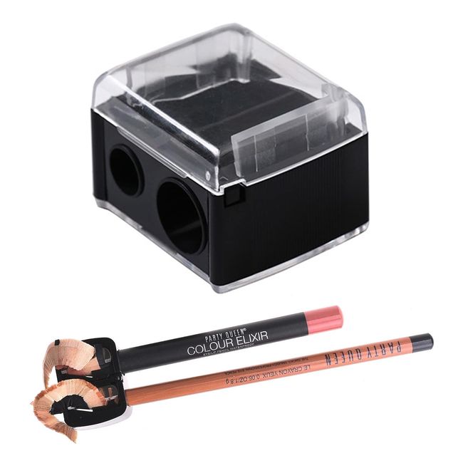 Makeup Sharpener Anspitzer,Kosmetischer Spitzer,Make-up Doppel-Spitzer,Anspitzer Make Up,Augen-Make-up-Bleistiftspitzer,Für Augenbrauenstift,Lipliner,Eyeliner-Bleistift