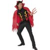 Demon Devil Costume, Red And Black, With
