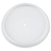 Plastic Lids, 4oz Cups, Translucent, 100/Sleeve, 10 Sleeves/Carton