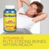 Nature's Life Mega Minerals Complex | Multi Mineral + Vitamin D | 250 VCaps