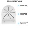PATIKIL Dome Security Camera Mount 4.9 Inch, 2 Pack Universal Dome Right Angle Wall Mounting Bracket Junction Box Plastic, White