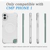 TailTech Case for CMF Phone 1 Case, Soft Transparent TPU Case for CMF Phone 1，with Water Drop Pattern Design, Black