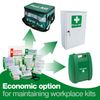 Safety First Aid Group Workplace First Aid Kit Refill BS 8599 Compliant, Small