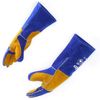 Welding Gloves Fire Heat Resistant: Blue 16IN 932℉ - Fireproof Leather for St...