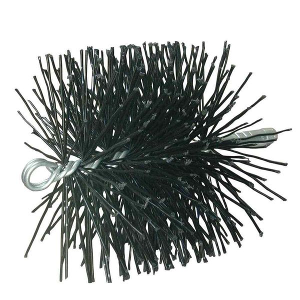 8"Round Polypropylene Chimney Brush,1/4"NPT