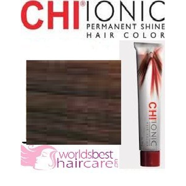 Chi ionic permanent shine hair color 5g medium gold brown