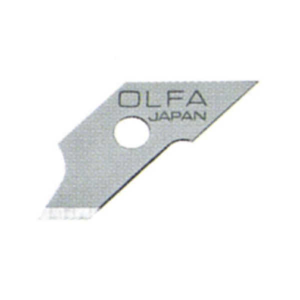 OLFA Stainless Steel 6-Piece Compass Blade, Silver