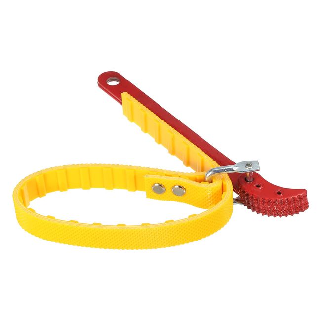 uxcell Water Filter Housing Belt Wrench for 9.8 inches (25 cm), Water Purifier Housing, Plastic, Filter Housing Wrench, Yellow, Red